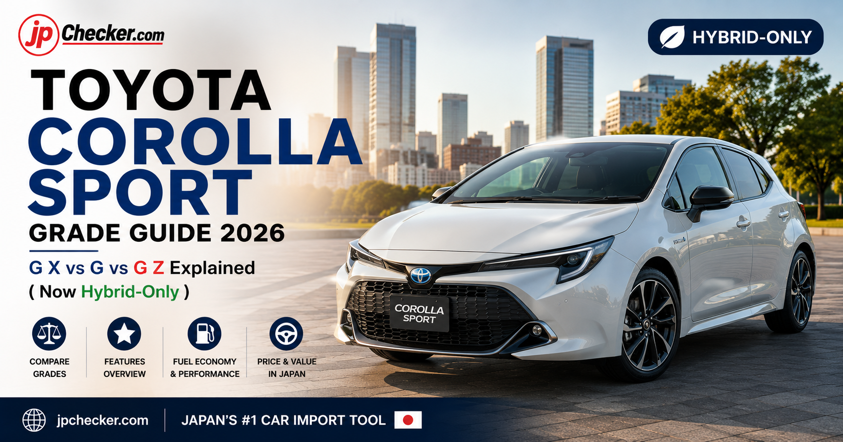Toyota Corolla Sport Grade Guide 2026: G X vs G vs G Z Explained (Now Hybrid-Only)