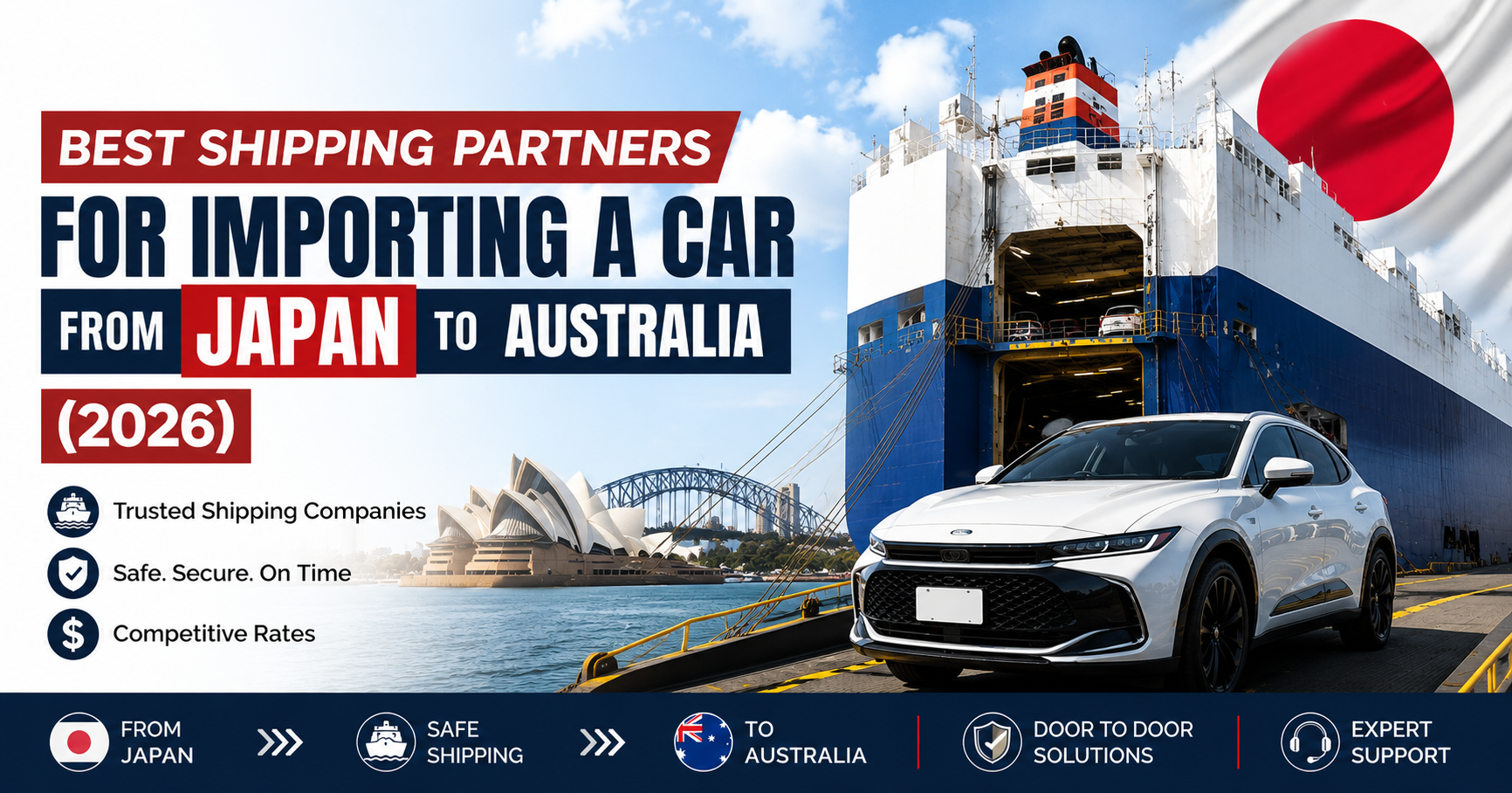 Best Shipping Partners for Importing a Car from Japan to Australia (2026)